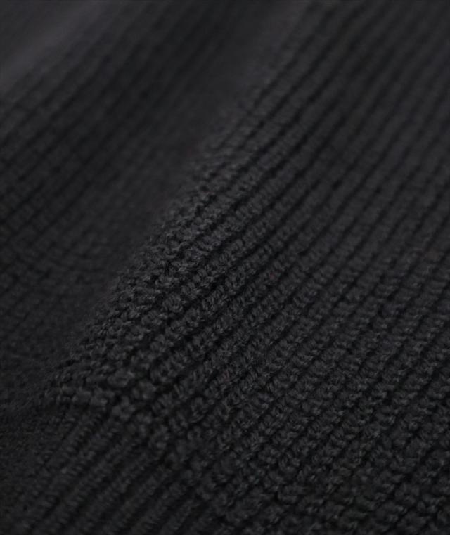 nacnarumade メンズ ニット ハーフジップ セーター ウール 100% 秋冬 冬 秋 日本製 襟付き ハイネック 長袖 五泉ニット ウール100% メンズワッフルハーフジップアップ プルオーバー_3