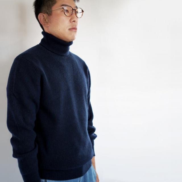 PRODIGAL メンズ セーター タートルネック ウール100％ M L 日本製 トップス 長袖 シンプル 無地 秋 冬 五泉ニット メンズミドルゲージタートルネックセーター_14