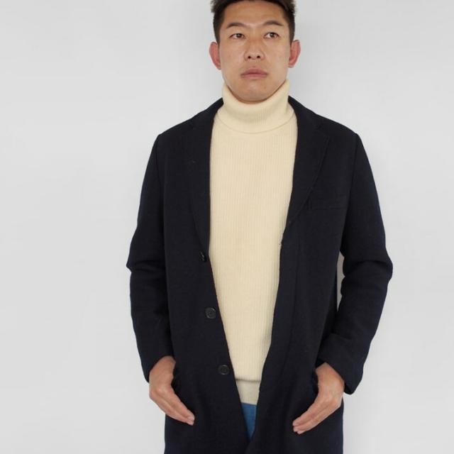 PRODIGAL メンズ セーター タートルネック ウール100％ M L 日本製 トップス 長袖 シンプル 無地 秋 冬 五泉ニット メンズミドルゲージタートルネックセーター_4