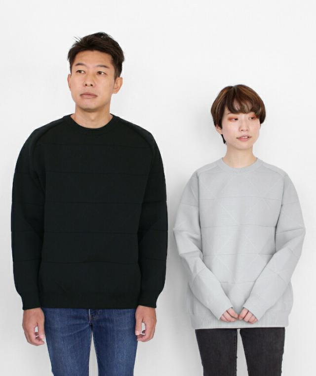 PRODIGAL トップス メンズ 長袖 ニット 日本製 S M L LL レディース ユニセックス 秋 冬 ラグランスリーブ クルーネック ポリエステル スウェット 五泉ニット oriamiプルオーバー PRODIGAL トップス メンズ 長袖 ニット 日本製 S M L LL レディース