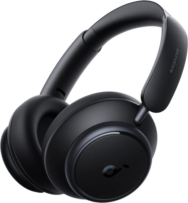 Anker Soundcore Space Q45(Bluetooth 5.3 ワイヤレス ヘッドホン)【最大65時間音楽再生/ウルトラノイズキャンセリング2.0/LDAC/ハイレゾ対応(ワイヤレス/有線)/マルチポイント対応/外音取り込み/マイク内蔵】ブラック 国内正規品 A3040011