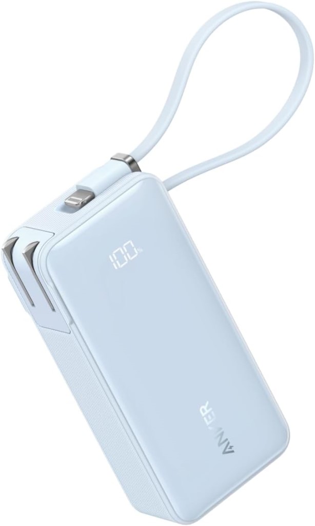 スマホアクセサリー Anker Power Bank Fusion 10000mAh Anker Power Bank (10000mAh, Fusion, Built-In USB-C ケーブル