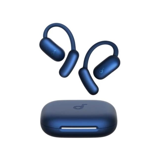 Anker Soundcore AeroFit 2(Bluetooth 5.4)【オープンイヤー型ワイヤレスイヤホン/IP55防塵防水規格/最大42時間再生/マルチポイント接続/PSE技術基準適合】ディープブルー 国内正規品 A3874N31