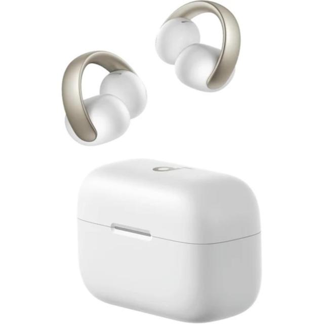 Anker Soundcore AeroClip(Bluetooth 5.4)＜オープンイヤー型ワイヤレスイヤホン/イヤーカフ/IPX4防水規格/最大32時間再生/マルチポイント接続＞ホワイト&amp;ゴールド 国内正規品 A3388N21