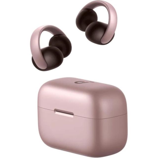 Anker Soundcore AeroClip(Bluetooth 5.4)＜オープンイヤー型ワイヤレスイヤホン/イヤーカフ/IPX4防水規格/最大32時間再生/マルチポイント接続＞ピンク&amp;ブラウン 国内正規品 A3388N51