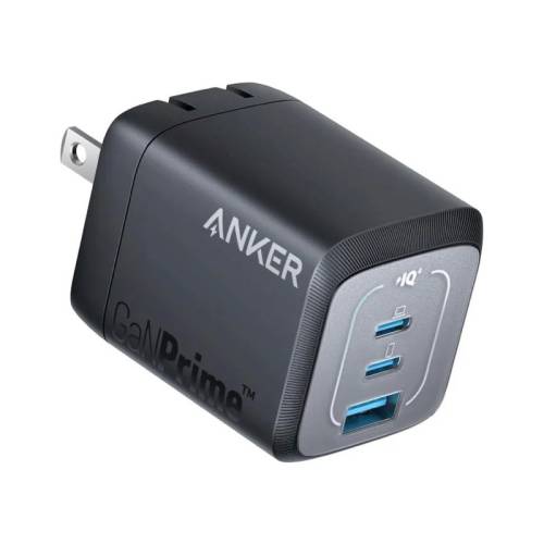 Anker Prime Wall Charger(67W 3ports GaN)PD対応 折り畳み式プラグ 小型 急速充電 ブラック 国内正規品 A2669N12