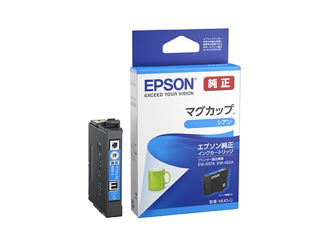 EPSON 純正インクカートリッジ 4色セット　マグカップ MUG-4CL 純正プリンターインク マグカップ 4色パック EPSON｜エプソン