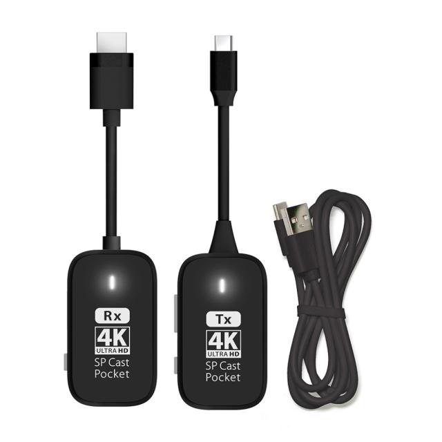 プリンストン 4K対応ワイヤレスプレゼンテーション USB-C to HDMI SPCASTPOCKET-C1-4KR1
