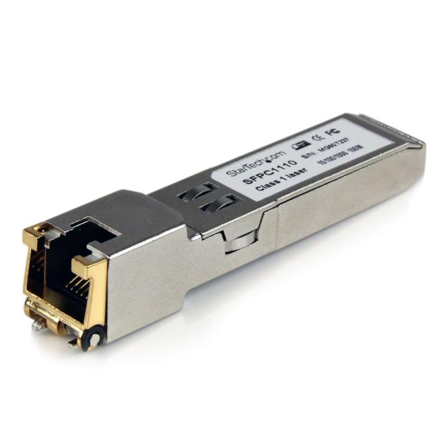 StarTech SFPモジュール/Cisco製品SFP-C1110互換/1000BASE-T準拠RJ45銅線トランシーバ SFPC1110