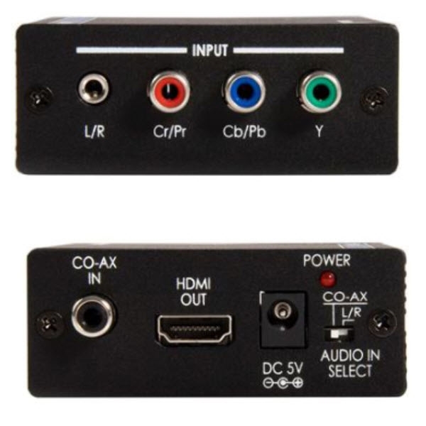 StarTech コンポーネント - HDMI コンバータ アナログ(3.5mm3極ミニジャック)/デジタル(同軸デジタルRCA)オーディオ入力対応 CPNTA2HDMI