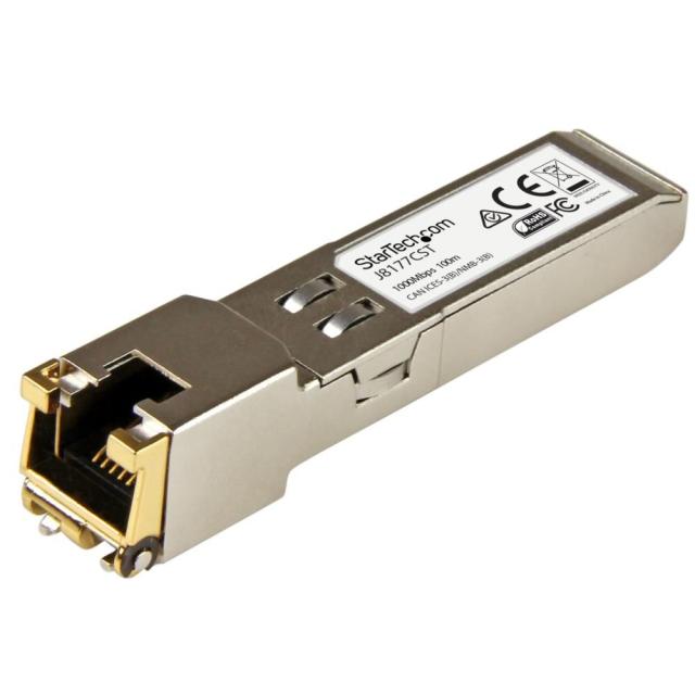 StarTech SFPモジュール/HPE製品J8177C互換/1000BASE-T準拠RJ45銅線トランシーバ J8177CST