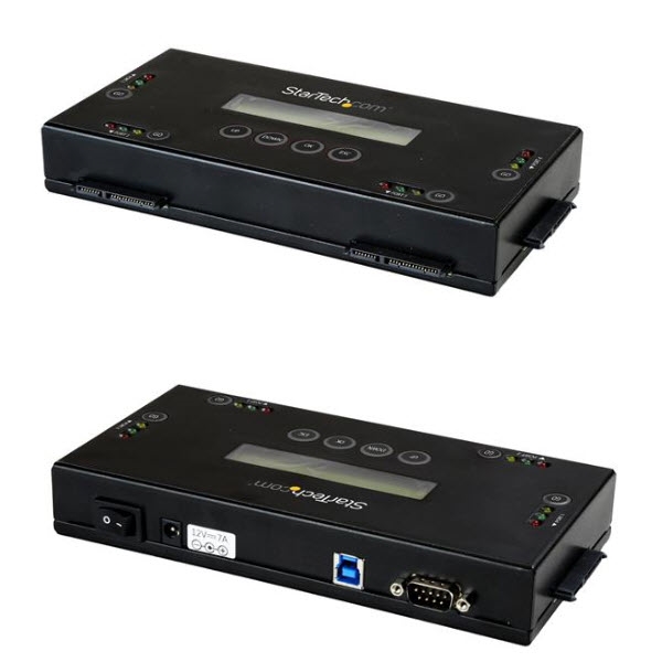 StarTech ディスクイレーサー/データ消去専用機/2.5 &amp; 3.5インチ SATA/4スロット/USB 3.0 SATERASER4