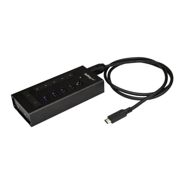 StarTech USB Type-Cコネクタ搭載7ポートUSBハブ 金属ケース USB-C-5x USB-A/2x USB-C USB 3.1 Gen 1(5Gbps)産業用USBハブ HB30C5A2CST