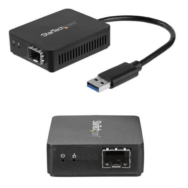 StarTech USB 3.0 - 光ファイバー変換アダプタ オープンSFP 1000Base-SX/LX Windows/ Mac/ Linux対応 USBネットワークアダプタ US1GA30SFP