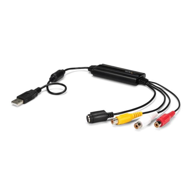 StarTech USB接続ビデオキャプチャーケーブル/S端子&コンポジット-USB 2.0 ビデオキャプチャーユニット/TWAIN対応/アナログ デジタル コンバーター/Windows対応 SVID2USB232