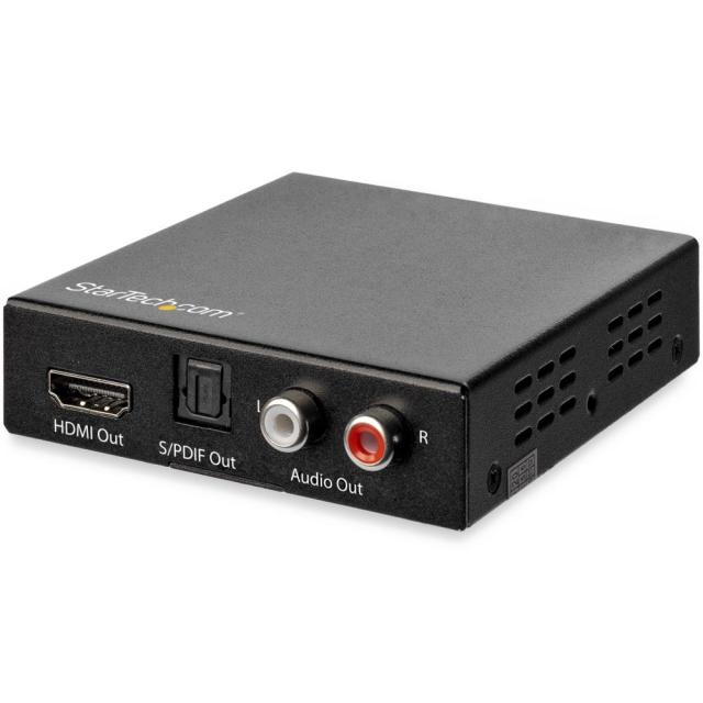 StarTech HDMIデジタルオーディオ音声分離器 4K/60Hz対応 HDR HDMI/Toslink光デジタル/RCAサウンドをサポート HD202A
