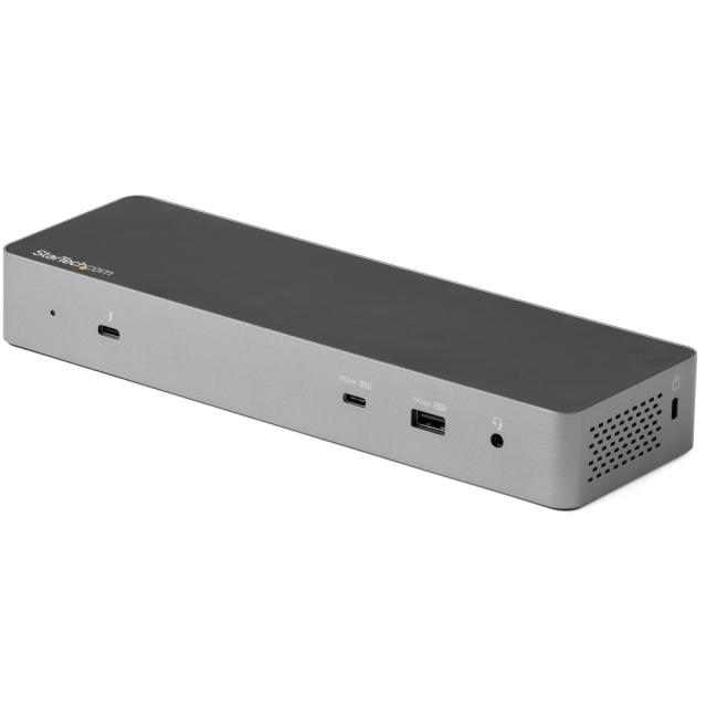 StarTech Thunderbolt 3 ドック/USB-C互換サンダーボルト3ドッキングステーション/デュアル4Kモニタ(DisplayPort 1.4 & HDMI 2.0)/シングル8Kモニタ/96W USB PD/5ポートUSB 3.2ハブ/ギガビット有線LAN/Windows & Mac対応 TB3CDK2DH