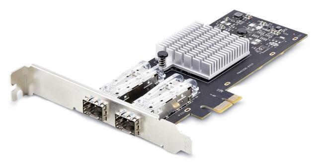 StarTech ネットワークアダプターカード/2ポート 1G SFP(全二重)/PCI Express 2.0 x1/Intel I350-AM2/1000BASE 銅線/光ファイバー/Windows & Linux/デュアルポートPCIe LAN 拡張 増設 インターフェース ボード NIC P021GI-NETWORK-CARD