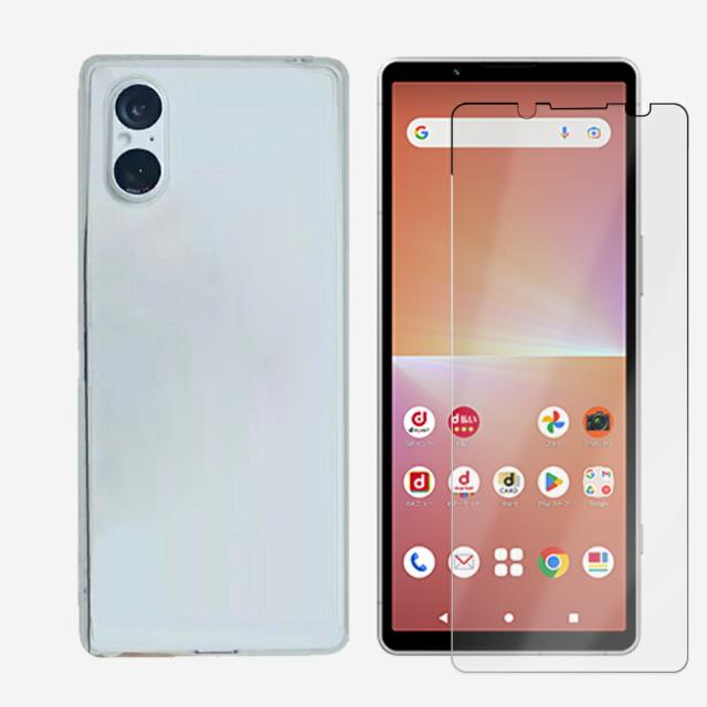 保護フィルム付き】Xperia 5 ケース TPU 透明 クリア