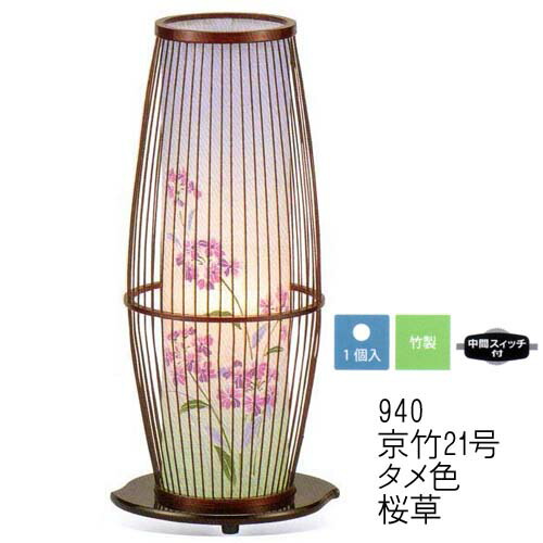 ★【在庫あり】おすすめ 京竹21号桜草 sg-(940タメ /941白木)1個入 回転 中間スイッチ付（メーカー直送品）おすすめ