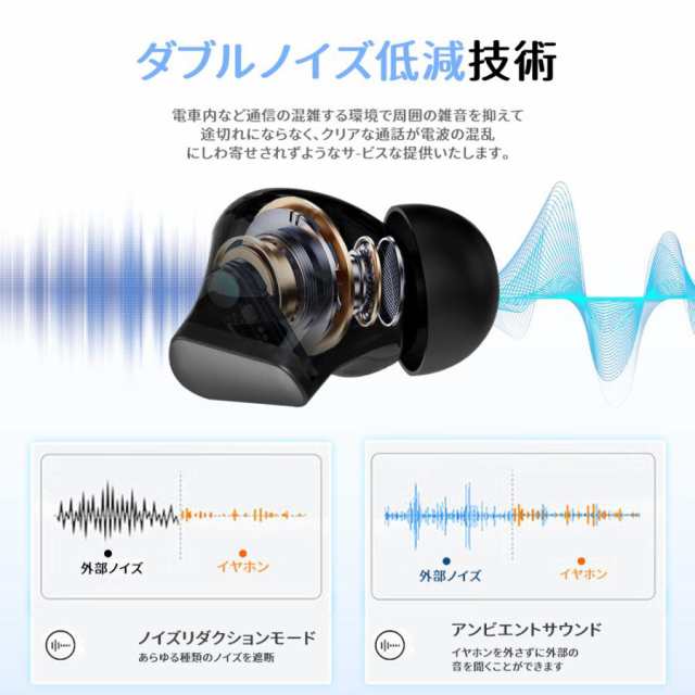 いやふぉん ワイヤレスイヤホン bluetooth イヤホン 高音質 EDR搭載 iPhone