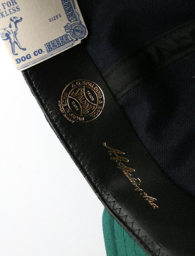 【コラボキャップ】A.G.SPALDING & BROS. HWDOG6 CO COLLABORATION CAP  |  A.G. スポルディング＆ブロス メンズ カジュアル  日本製  ベーシック 無地