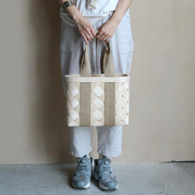 CINQ サンク 白樺のかごバッグ（S）| シラカバ かごバッグ