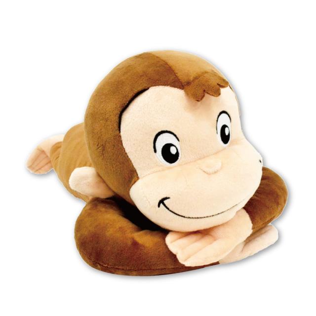 Curious e おさるのジョージ 寝そべりぬいぐるみ 45cm 送料無料】おさるのジョージ ぬいぐるみ 50cm (寝そべり) キャラクター