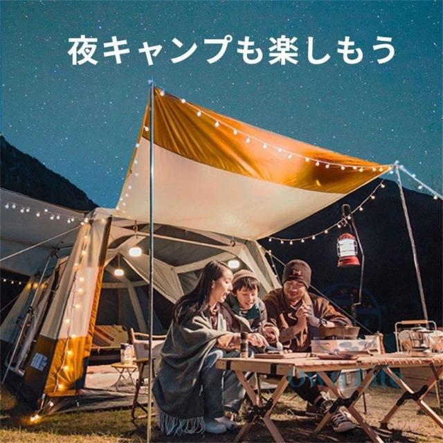 ツールームテント 6人用 大型 ドーム型テント ファミリーテント 6人用 8人用 12人用 設営簡単 二重層 防風防水 折りたたみ UVカット キャンプ用品 送料無料_4