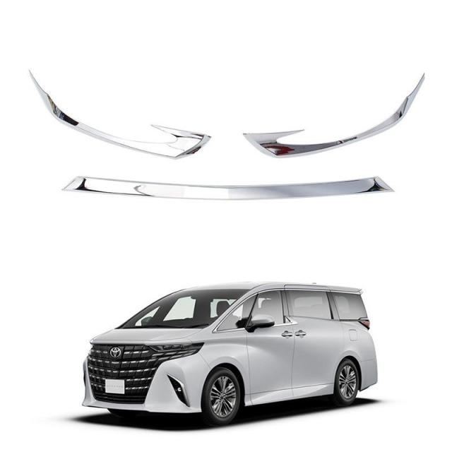 新型アルファード40系 フロント バンパーガーニッシュ ALPHARD 40系 アクセサリー カスタムパーツ フロント バンパーリップトリム 傷防止_10