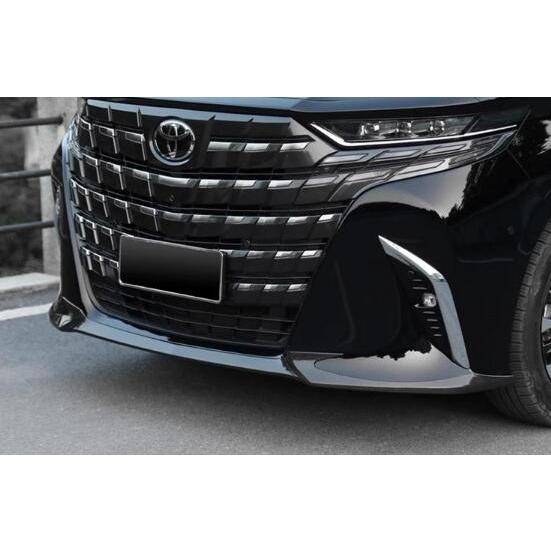 新型アルファード40系 フロント バンパーガーニッシュ ALPHARD 40系 アクセサリー カスタムパーツ フロント バンパーリップトリム 傷防止_5