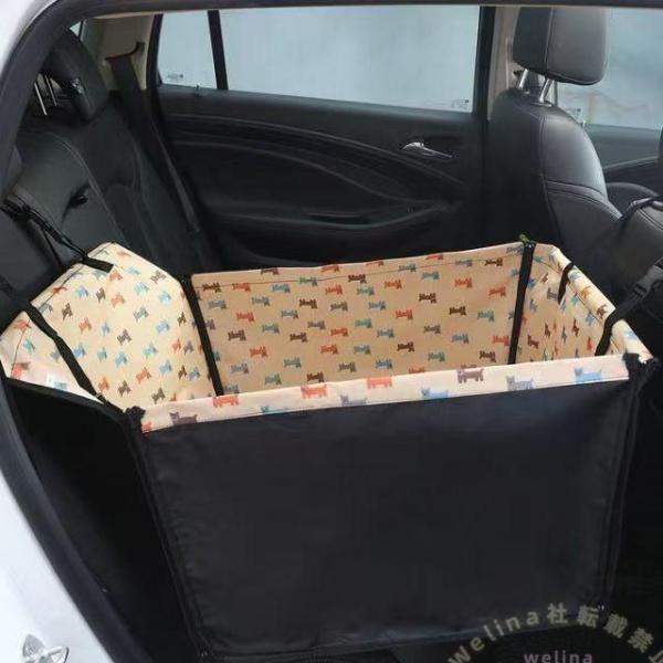 ペット用ドライブボックス 中型犬大型犬 車用ペットシート Welina（株） 車酔い防止 クッション付き おしゃれ くるま用品 しっかり安定 ドライブベッド