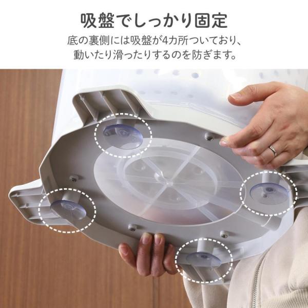 小型洗濯機 バケツ型 手動脱水 手回しミニ洗濯機 Welina 電気不要 一人暮らし/アウトドア/災害防災に 省スペース 持ち運び_4