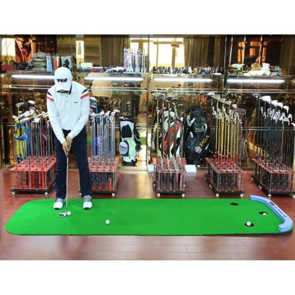 パターマット ゴルフ 3m 室内練習 Welina パター練習器具 アプローチ 自宅 室外 大型 ライン カップ付き プレゼント 目標練習で上達サポート_1