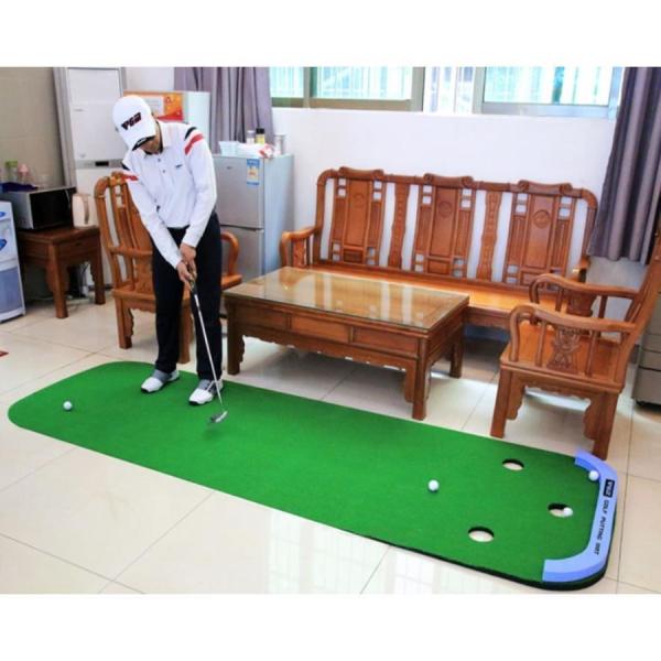 パターマット ゴルフ 3m 室内練習 Welina パター練習器具 アプローチ 自宅 室外 大型 ライン カップ付き プレゼント 目標練習で上達サポート_2