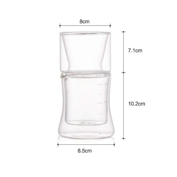 手挽きコーヒーミル 小型軽量 粗さ調節可 コーヒー用品セット Welina サーバー/カラフェ付 耐摩耗性 家庭/アウトドアで本格コーヒー_3