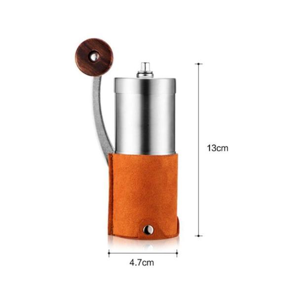 手挽きコーヒーミル 小型軽量 粗さ調節可 コーヒー用品セット Welina サーバー/カラフェ付 耐摩耗性 家庭/アウトドアで本格コーヒー_5