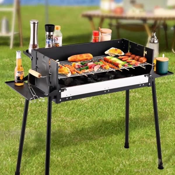 折りたたみBBQグリル 大型 ステンレス製 軽量ポータブル Welina 炭火