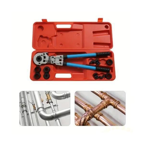 配管工具 耐久鋼構造 PEX 銅材 アルミ対応 Welina 工具箱付き 修理 メンテナンス DIY 配管工事 便利セット 収納 整備