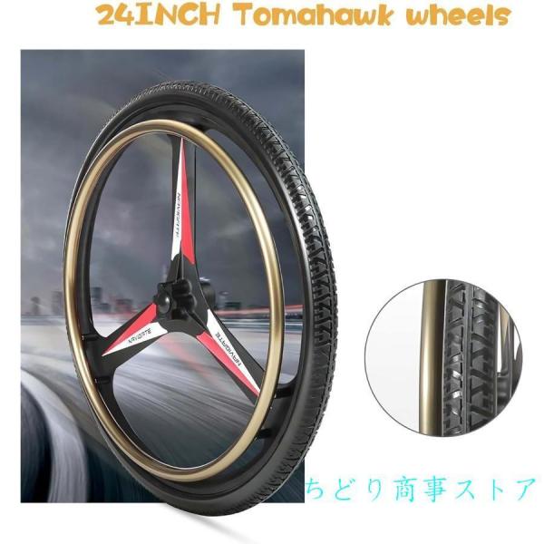 軽量折りたたみ車いす 大人用 300ポンド対応 スポーツ搬送タイプ Welina スイングアウェイフットレスト フリップバックアーム アンチチップホイール付き_4