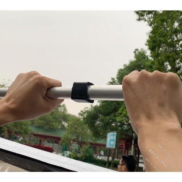 カーサイドオーニング アルミ合金 汎用サイドタープ Welina 車中泊/キャンプの屋根に 後付け簡単 日よけ雨よけ 便利グッズ 収納コンパクト_6