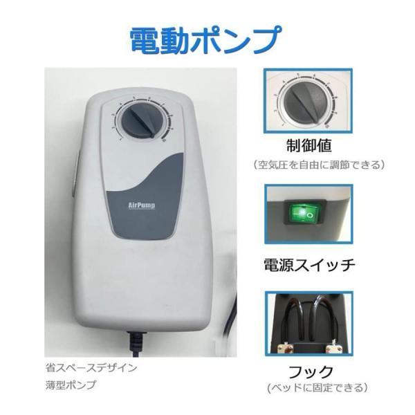 床ずれ防止マット 交互圧力パッド 電動ポンプ付き 褥瘡予防 Welina 介護エアマット 通気性◎ 長時間ベッドの高齢者/患者介護に最適_4