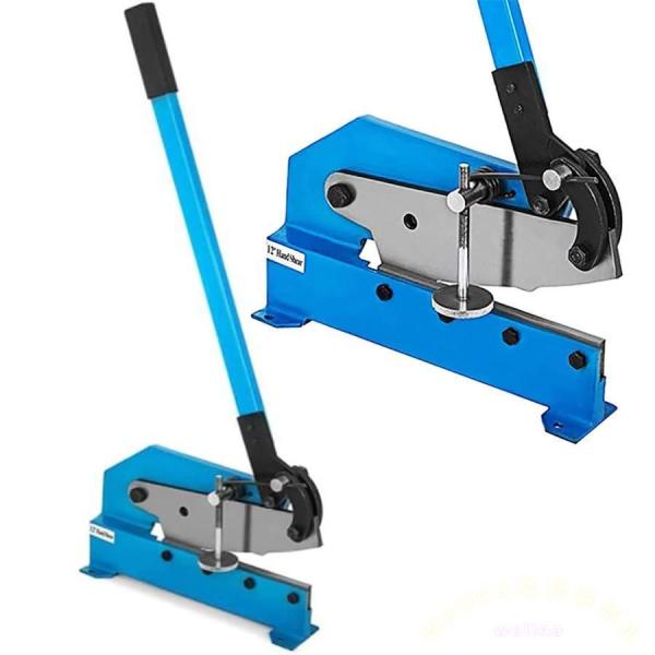 手動金属シャーカッター 8インチ 金属/プラ板対応 プレートシャー Welina 強力プレスで省力カット 快適ハンドル 作業時短 DIY/工場にも