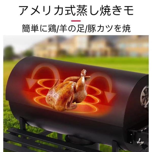 炭火バーベキューグリル 8-16人用 大型 BBQコンロ 屋外用 Welina 中庭/庭で本格焼き カーボンオーブン 大人数パーティーに 家庭用グリル_1