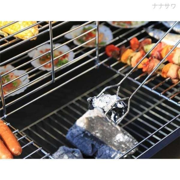 炭火バーベキューグリル 8-16人用 大型 BBQコンロ 屋外用 Welina 中庭/庭で本格焼き カーボンオーブン 大人数パーティーに 家庭用グリル_5