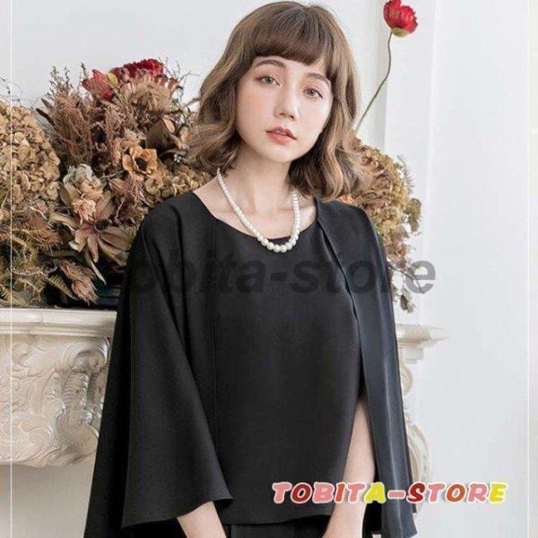 パーティードレス パンツドレス 結婚式 セレモニー Welina 卒業式 ママ服 ワンピース風 フォーマル お呼ばれ 二次会 謝恩会 上品 きれいめ_6