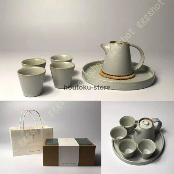 花柄茶器セット 5点 急須＋湯呑 おしゃれ陶器和食器 Welina（株） 食洗