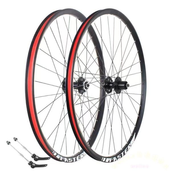 折りたたみ自転車ホイールセット 451mm ダブルウォールリム Welina V/ディスク対応 24Hハブ クイックリリース フロント/リア アロイリム 耐久