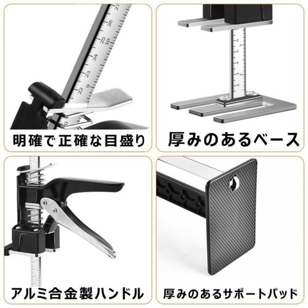 ハンドリフティングツール ジャッキ 目盛付 １台３役 Welina 木工治具 サポートリフター 突っ張りスタンドにも 労力節約 アームジャック 位置合わせが簡単
