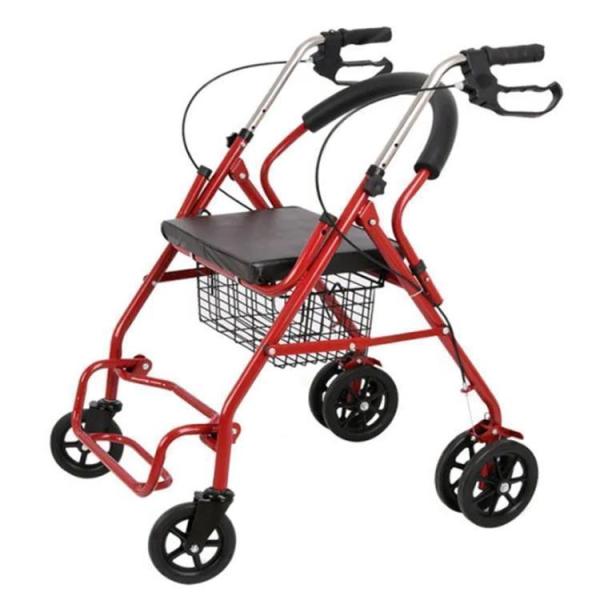 改良版 シルバーカー ショッピングキャリーカート コンパクト Welina 高齢者 介護用品 手押し車 座れるタイプ 便利グッズ お出かけサポート_3